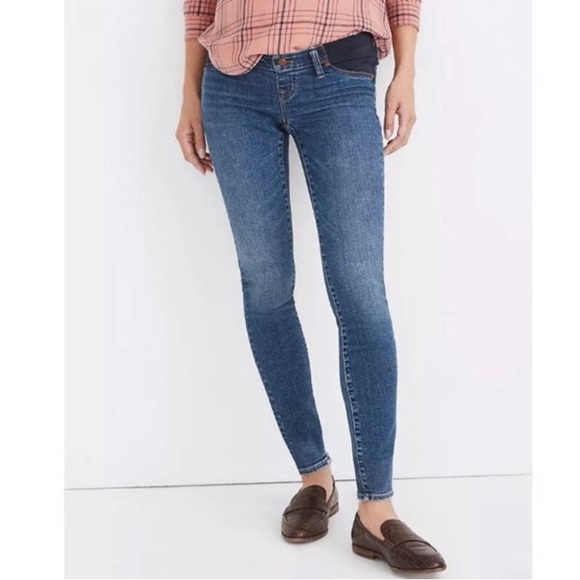 Madewell Denim - Madewell Maternity Side-Panel Skinny Jeans in Wendover Wash Size 26 MB509